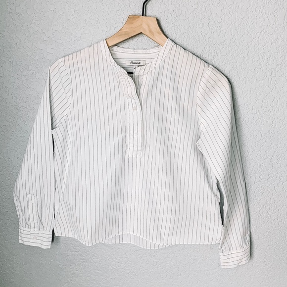 Madewell Tops - Madewell Pinstripe Button Down Blouse Size XS